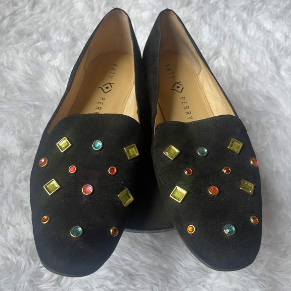 Katy Perry - “ The Turner” Black Flats - Picture 3 of 11